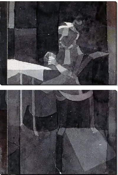 Картина Женщина Вязание