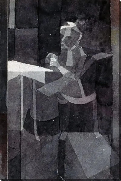 Картина Женщина Вязание