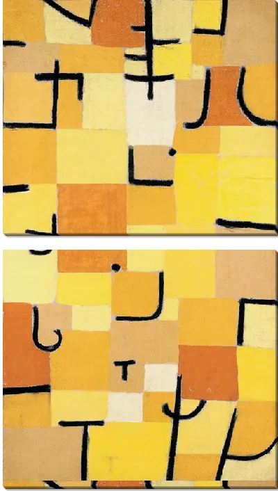 Картина Знаки желтого цвета