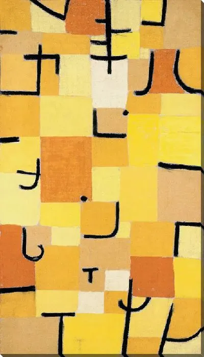 Картина Знаки желтого цвета