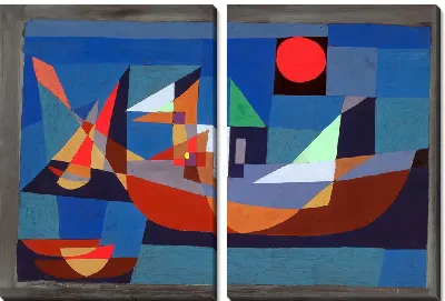 Картина Спящие корабли (Barcos en reposo)