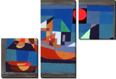 Картина Спящие корабли (Barcos en reposo)