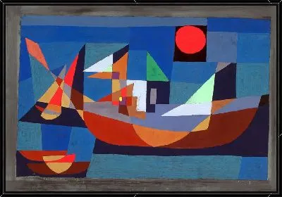 Картина Спящие корабли (Barcos en reposo)
