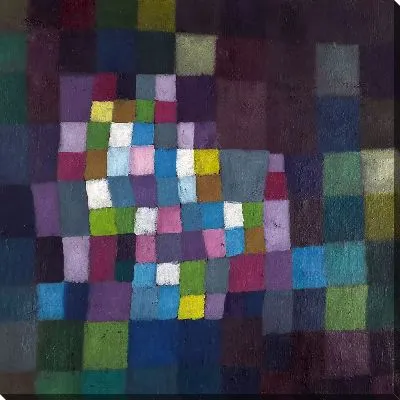 Картина Абстракция с отсылкой к цветущему дереву