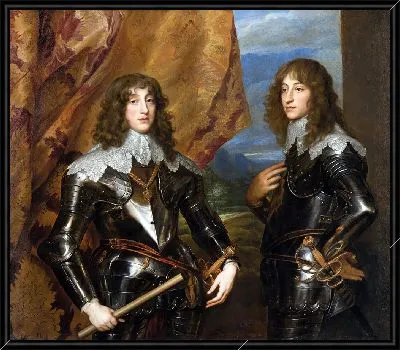 Принц Чарльз Луи (1617-80) и принц Руперт (1619-82)