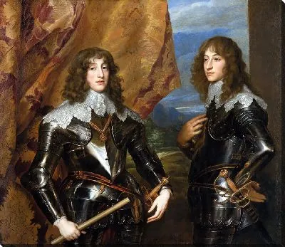 Принц Чарльз Луи (1617-80) и принц Руперт (1619-82)