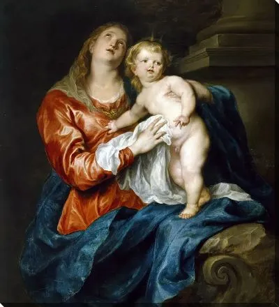 Картина Богоматерь с младенцем