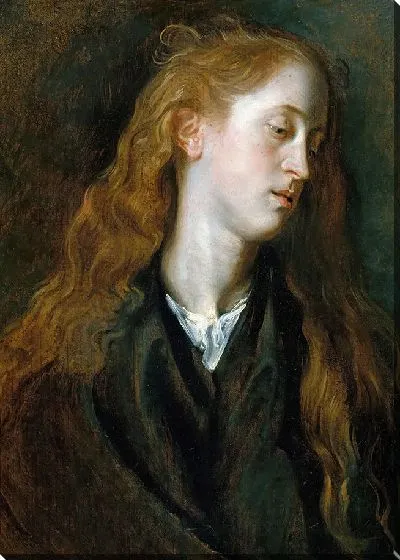 Картина Исследование головы молодой женщины