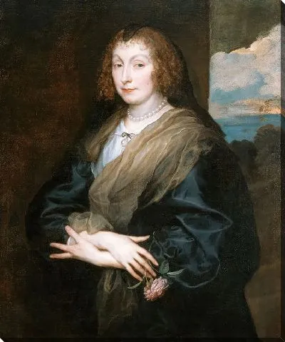 Картина Портрет женщины с розой