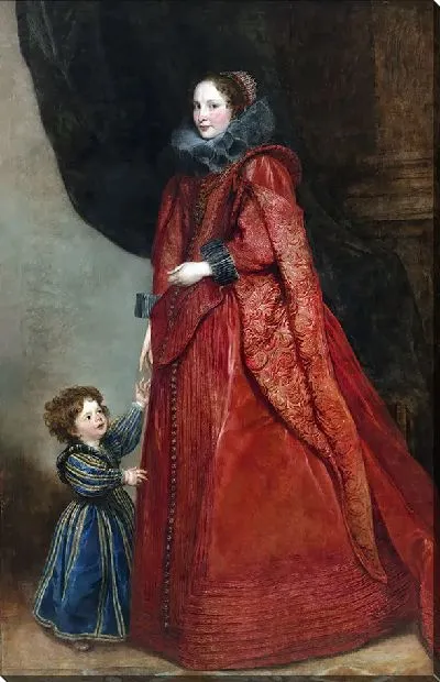 Картина Генуэзская дама с ребенком