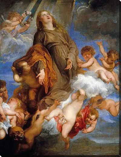 Картина Святая Розалия ходатайствует за больных чумой в Палермо