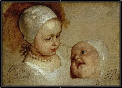 Картина Принцесса Элизабет и принцесса Анна