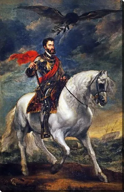 Картина Конный портрет императора Карла V.