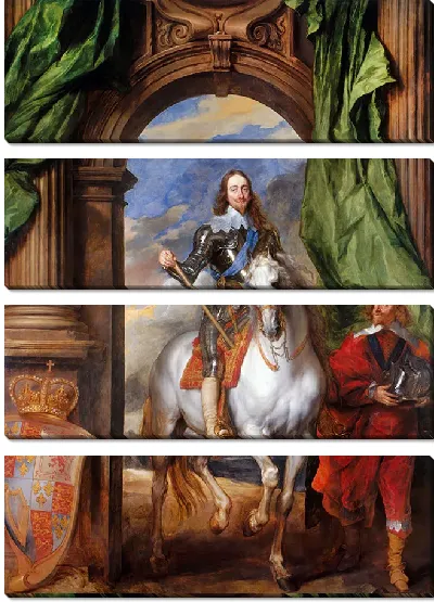 Картина Карл I (1600-49) с М. де Сент-Антуаном
