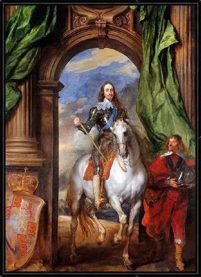 Картина Карл I (1600-49) с М. де Сент-Антуаном