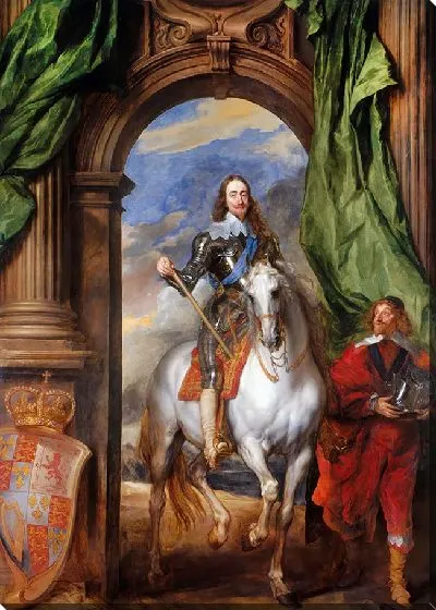 Картина Карл I (1600-49) с М. де Сент-Антуаном