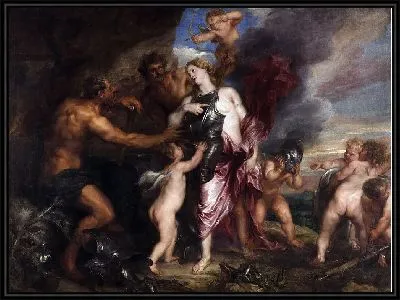 Венера в мастерской Вулкана (Фетида получает оружие для Ахилла от Гефеста)