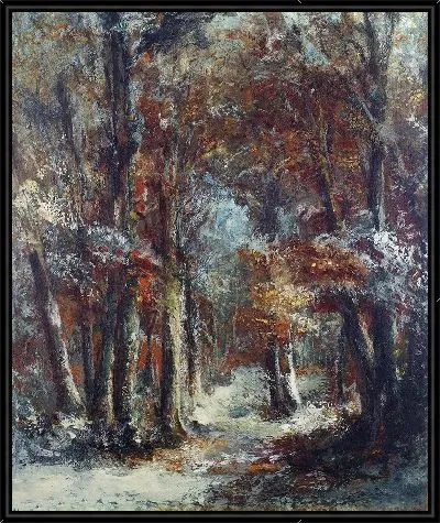 Картина Заснеженный лес