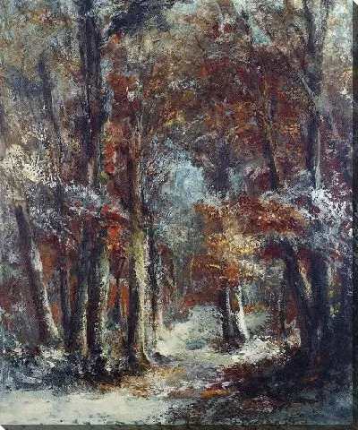 Картина Заснеженный лес