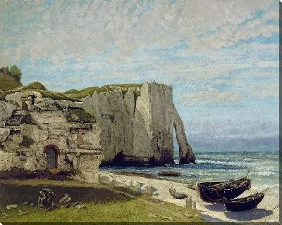 Картина Скалы Этрета после шторма