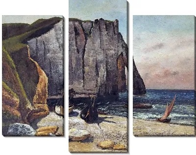 Картина Скалы в Этрета