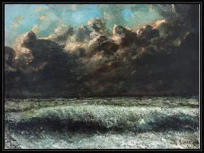 Картина Волна, морской пейзаж