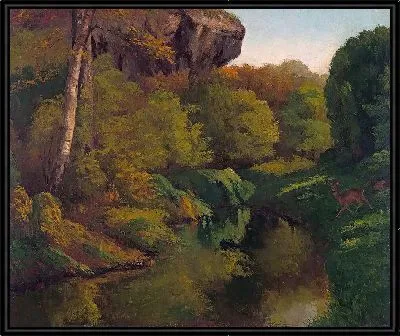 Вид на лес Фонтенбло