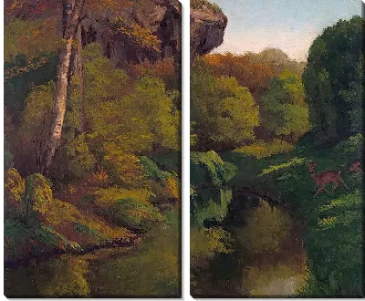 Вид на лес Фонтенбло