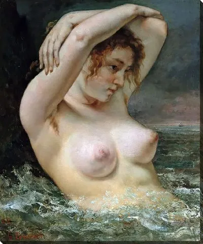 Картина Женщина в волнах