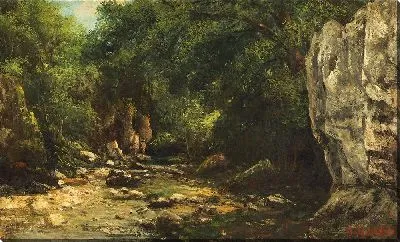 Картина Ручей в Ле-Пюи-Нуар, недалеко от Орнана.