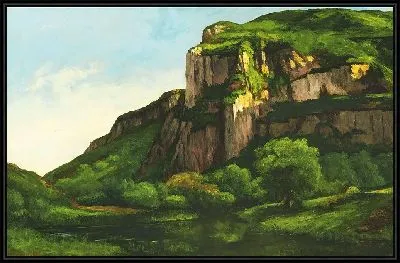 Картина Скалы в Мутье