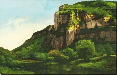 Картина Скалы в Мутье