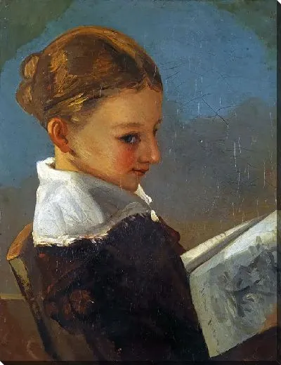 Картина Жюльет Курбе в десятилетнем возрасте