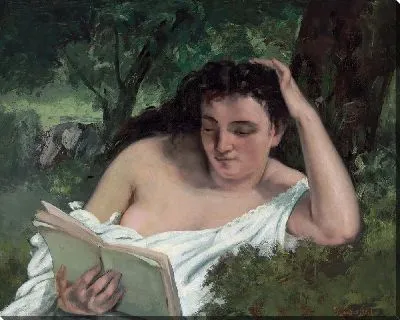 Картина Молодая женщина за чтением