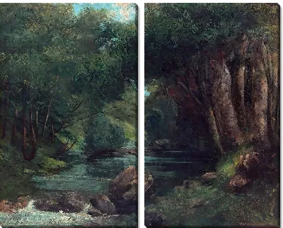 Ручей в лесу