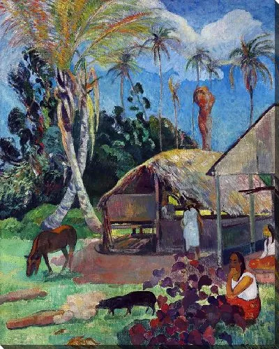 Картина Черные Свиньи