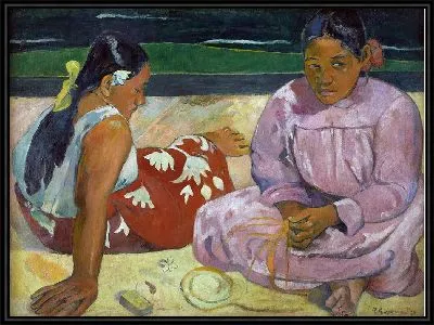 Таитянские женщины на пляже, 1891 г.