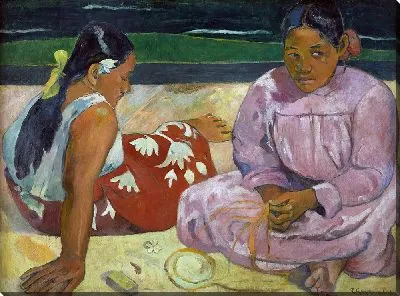 Таитянские женщины на пляже, 1891 г.