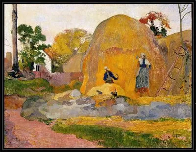 Картина Желтые стоги или Светлый урожай