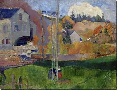 Картина Пейзаж в Бретани. Мельница Дэвида