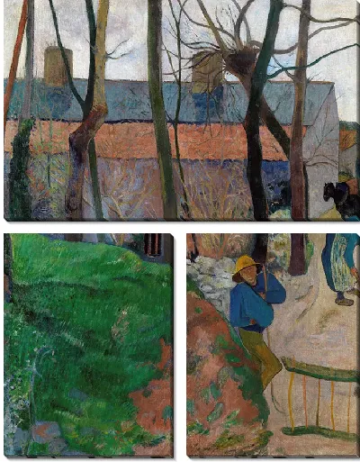 Картина Дома в Ле-Пульдю