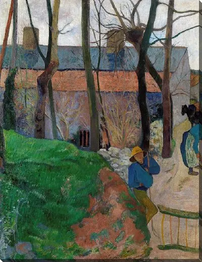 Картина Дома в Ле-Пульдю