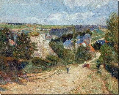 Картина Въезд в деревню Осни