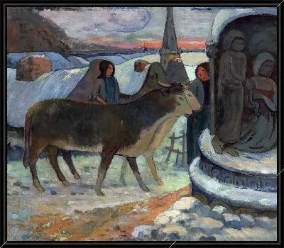 Картина Рождественская ночь (Благословение волов)