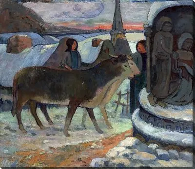 Картина Рождественская ночь (Благословение волов)