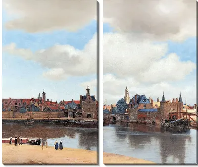 Вид на Делфт