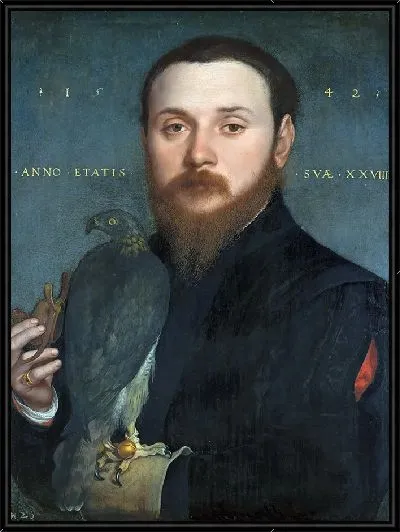 Картина Портрет дворянина с ястребом