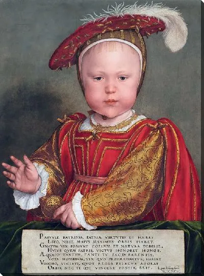 Картина Эдуард VI в детстве