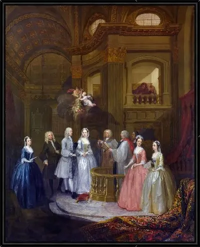 Картина Свадьба Стивена Бекингема и Мэри Кокс