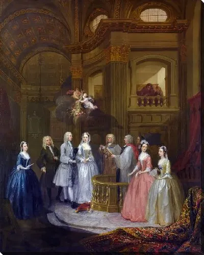 Картина Свадьба Стивена Бекингема и Мэри Кокс